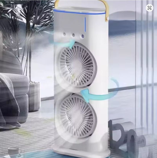 Ventilateur de pulvérisation de climatisation à double tête