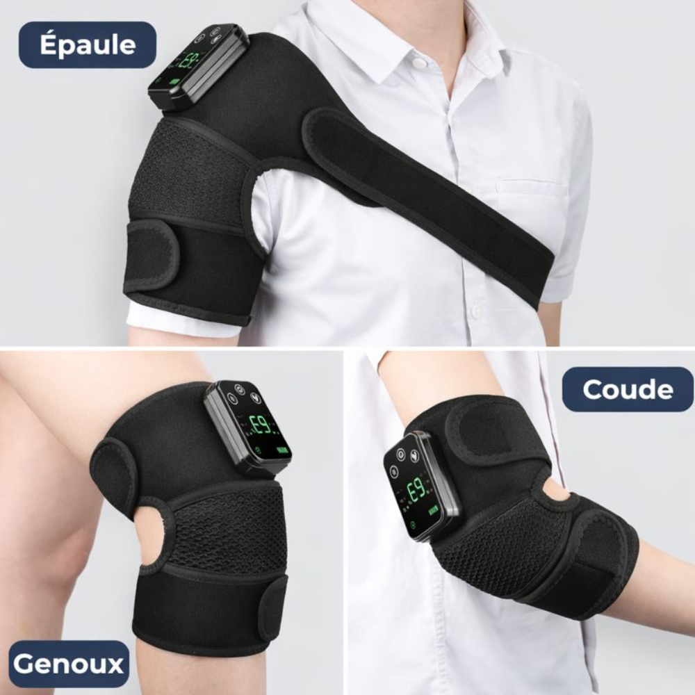 Genouillère Chauffante et Massante Flexia™