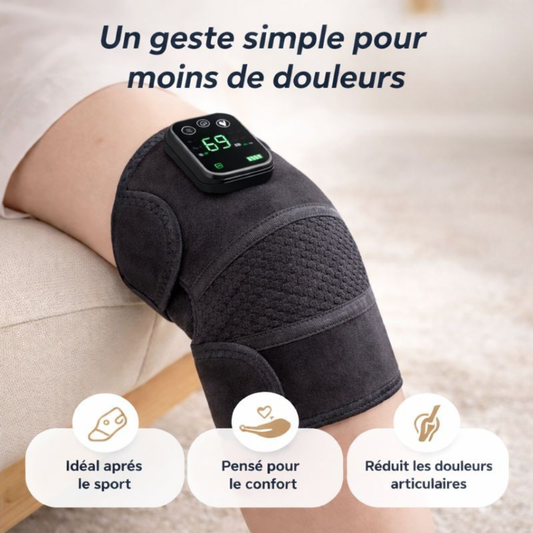 Genouillère Chauffante et Massante Flexia™