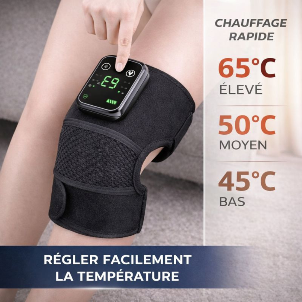 Genouillère Chauffante et Massante Flexia™