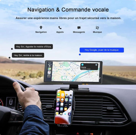 Écran CarPlay avec Caméra Embarquée | La Technologie Suprême®