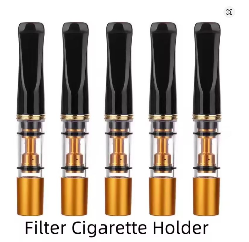 Lot de 5 embouts buccaux réutilisables pour réduire la fumée et la cire de tabac, accessoires pour fumeurs, filtre à cire de tabac, soins bucco-dentaires, pour la purification du tabac et des cigarettes
