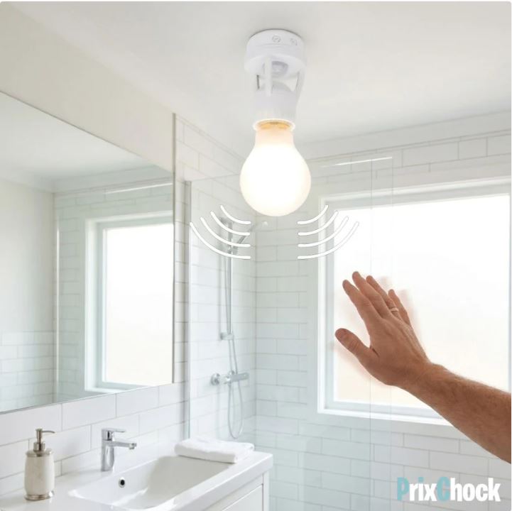 Douille Lampe avec Détecteur de Mouvement