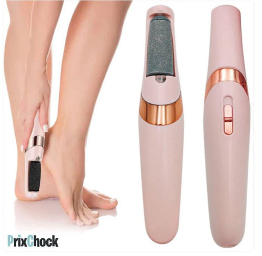 Lime À Pied Électrique Pour Nettoyage De La Peau Dure Et Morte De Talons Et Ongles À 2 Rouleau