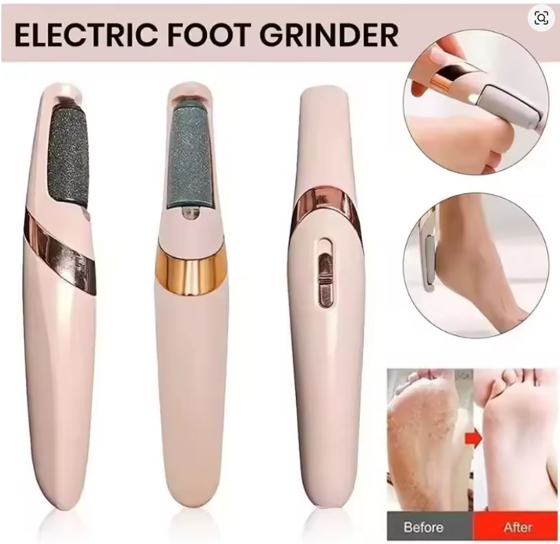 Lime À Pied Électrique Pour Nettoyage De La Peau Dure Et Morte De Talons Et Ongles À 2 Rouleau
