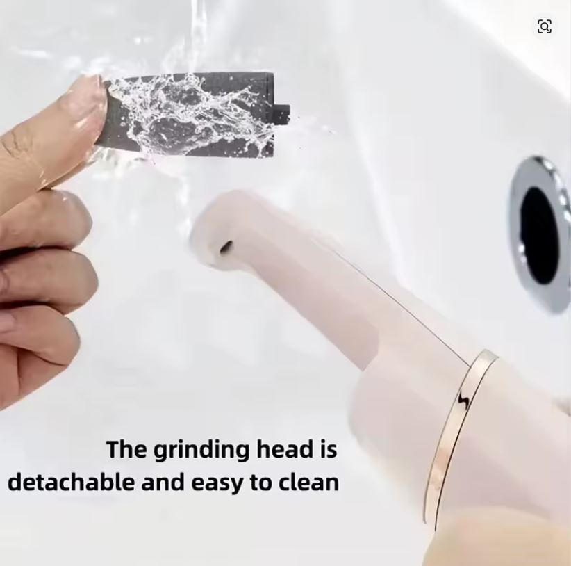 Lime À Pied Électrique Pour Nettoyage De La Peau Dure Et Morte De Talons Et Ongles À 2 Rouleau