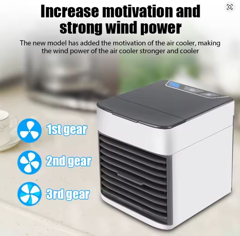Mini Climatiseur Portable – Refroidit, Humidifie & Purifie l’air