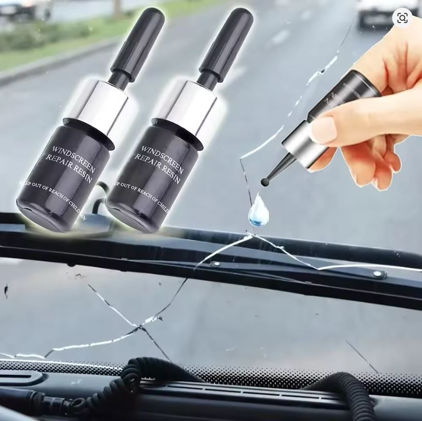 Kit de Réparation de Pare-Brise – Résine Anti-Fissure